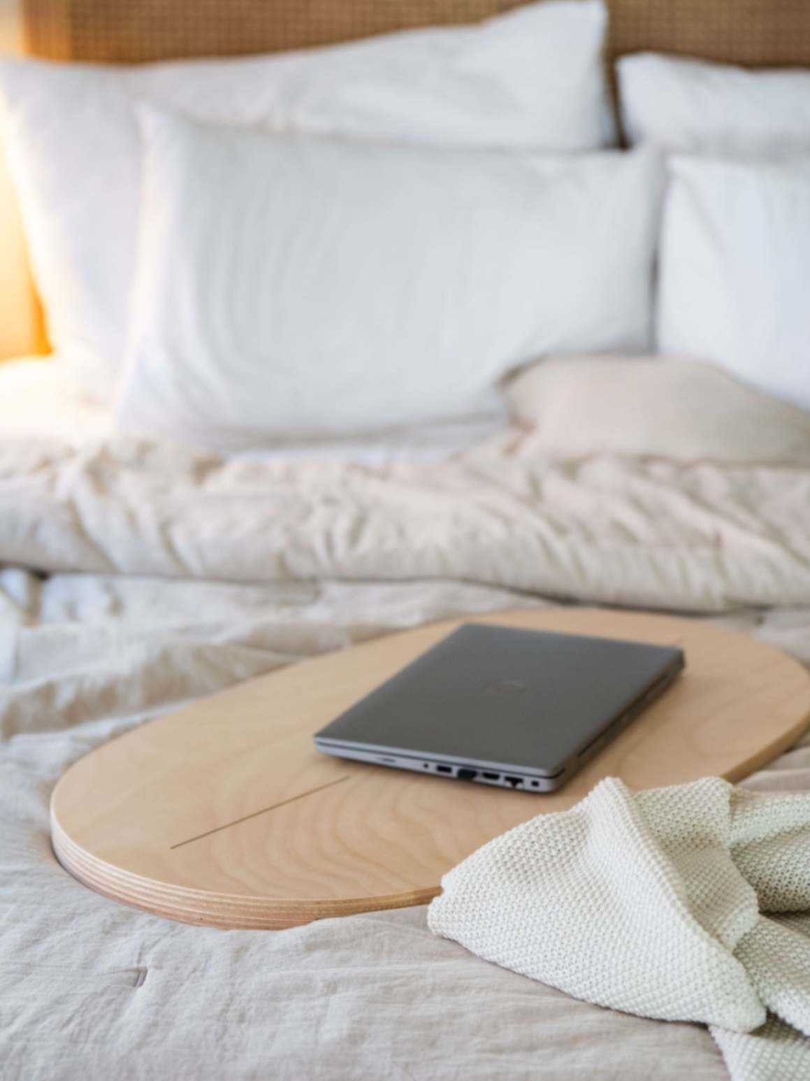 Round Balance Board With Exercise Roll - Side Logo