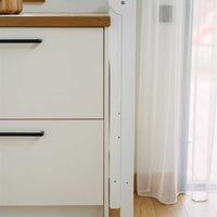 Foldable Kitchen Tower With Removable Rail