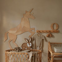 Wooden Wall Decoration - Horse/Unicorn