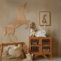 Wooden Wall Decoration - Horse/Unicorn