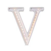 Little Lights Letter Lamp - V
