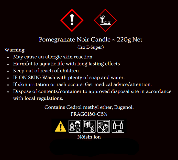 Pomegranate Noir