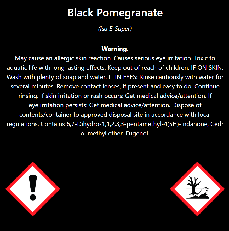 Pomegrante Noir Reed Diffuser
