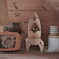 Rocket Shelf - Self-Assembly Wooden Decoration