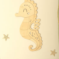 Wooden Wall Decoration - Seahorse