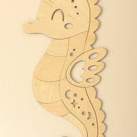 Wooden Wall Decoration - Seahorse