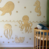 Wooden Wall Decoration - Seahorse
