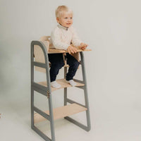 Transformable Kitchen Tower - Sleekstep and High Chair Combo