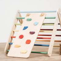 Ramp for the leg&go Pikler Triangle and Swedish Wall - Rainbow