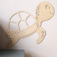 Wooden Wall Decoration - Turtle