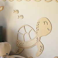 Wooden Wall Decoration - Turtle
