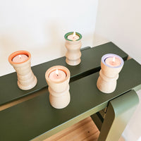 Vira 3 in 1 - Pure Wood III - Candle Holder / Tea Light Holder / Vase-3
