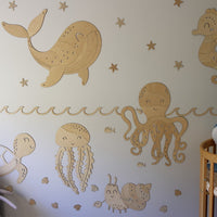 Wooden Wall Decoration - Whale
