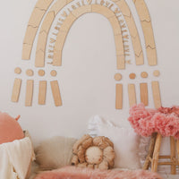 Wooden Wall Decoration - Rainbow