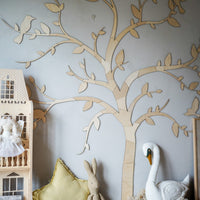 Wooden Wall Decoration - Tree with Birds